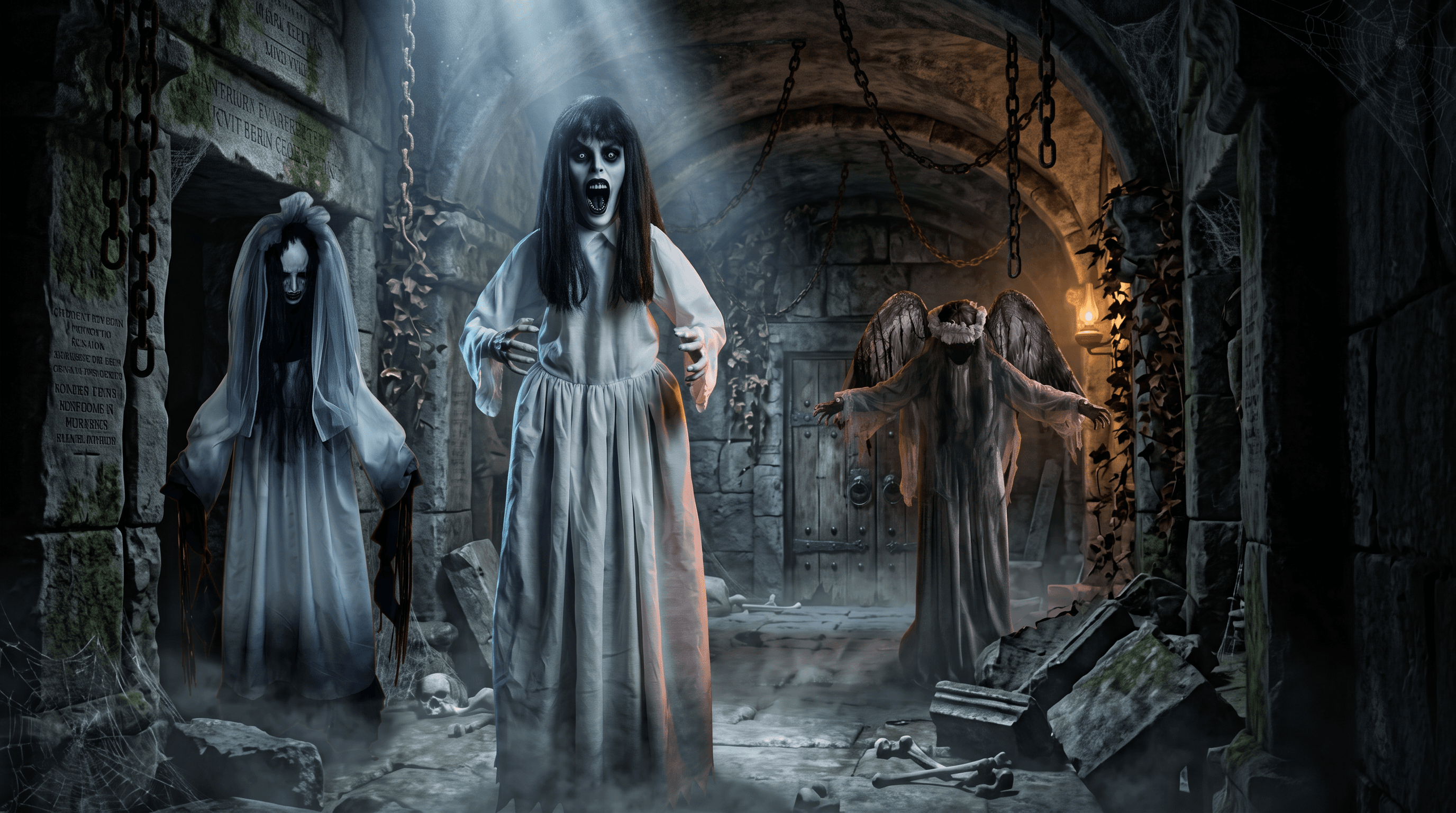 Scare Effect collectie — Screaming Little Girl, Angel Of Dead en Rising Spirit